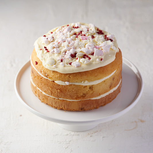 Raspberry & Lemon Meringue Cake