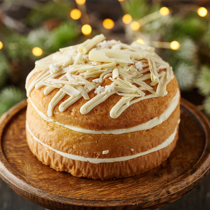 Festive Orange & White Chocolate Cake